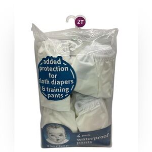 Gerber‎ White Waterproof Training Pants 2T (4 Pack)